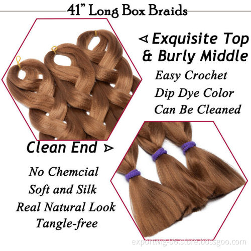 Jumbo Crochet Braid Hair 82inch 165g  Attachment Expression  Wholesale Price Synthetic Braiding Hair Braiding Hair Pre Stretch